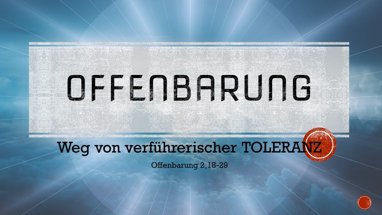 Verführerische Toleranz