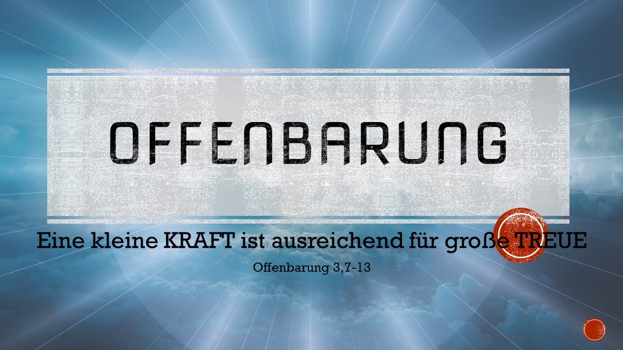 Eine kleine Kraft ist ausreichend für große Treue