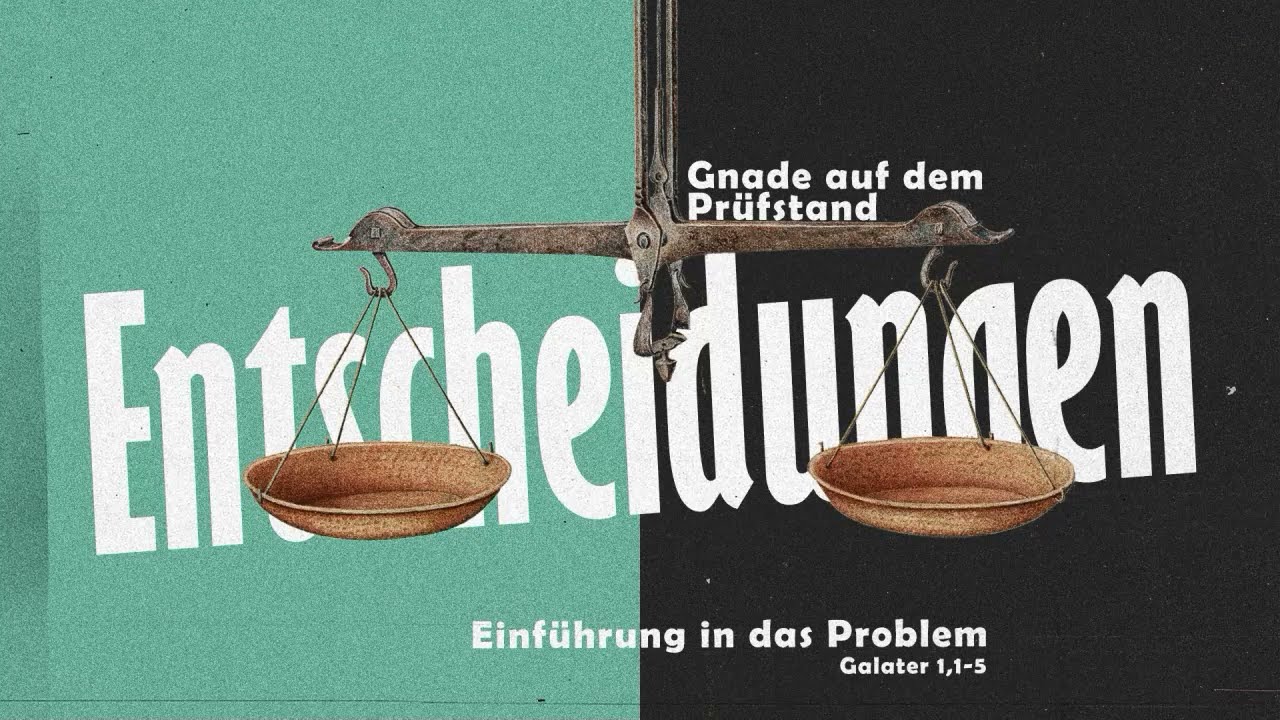 Gnade auf dem Prüfstand – Einführung in das Problem