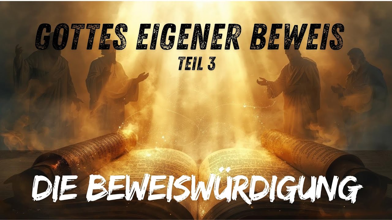 Gottes eigener Beweis: Teil 3 – Die Beweiswürdigung